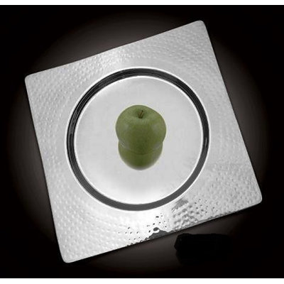 Alexandria Square Hammered 11" Dinner Plate