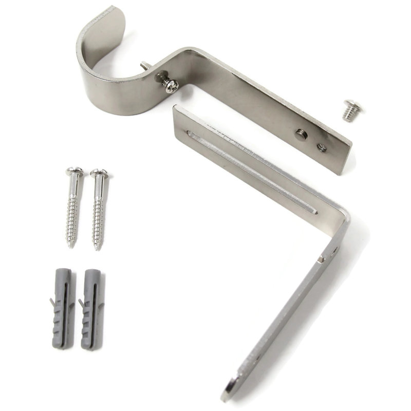 Perras Mounting Bracket, Brushed Steel
