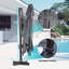 Antony 153" X 116" Rectangular Cantilever Umbrella, Weighted Base Does Not Include-699757914