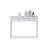 White Solid Wood Rectangular Console Table-1926288835