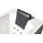 70.5'' x 31.5'' Whirlpool Acrylic Bathtub with Faucet