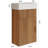 Modern Floating Bathroom Vanity with Intergrated Ceramic Basin and Storage