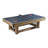 83.86" Blue Rectangular Manufactured Wood+Lint Multi Game Table-117280315-117280316