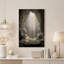 Sunbeam Streaming Into Rocky Cave, art mural sur toile-1831249949