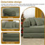 Canapé-lit futon convertible 4 en 1 en velours côtelé, 78 pouces, avec 2 oreillers, aucun assemblage requis-1443662616-1490432184