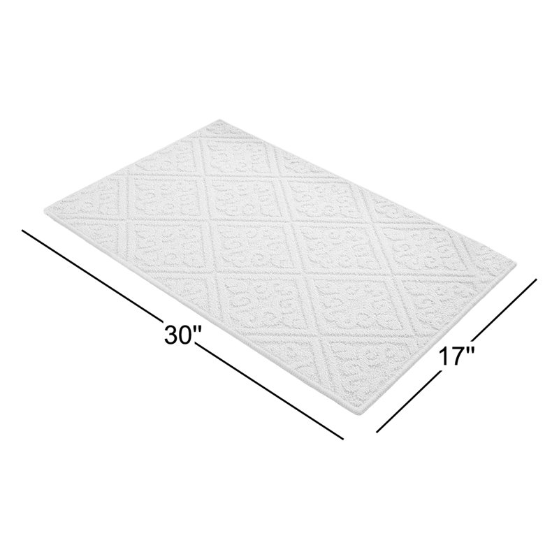 Fiori Non-Slip Indoor Doormat, 17" W x 30" L, Brown