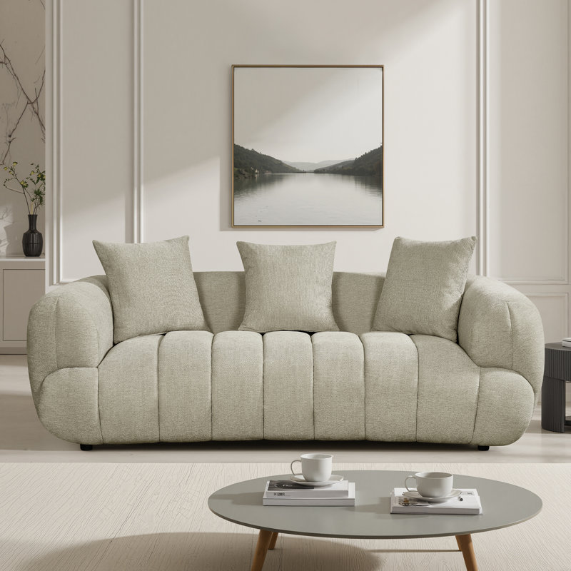 Alandrea 2 Seater Sofa, Beige, 3