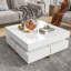 Table basse moderne à 4 tiroirs ultrabrillante-1645301329