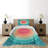 Rustic Geometric Shapes Coverlet
