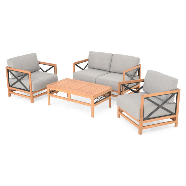 Oloran 4 - Person Seating Group with Cushions