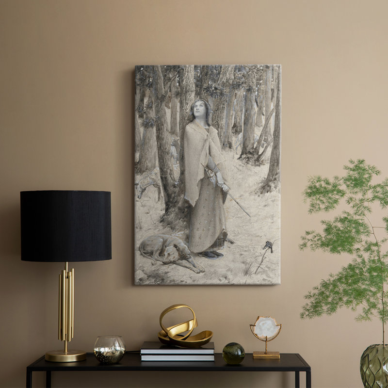 Paysage rétro II - galerie Cavas, H 12 po x l 8 po