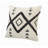 Modern Geometric Tufted Cotton Throw Pillow