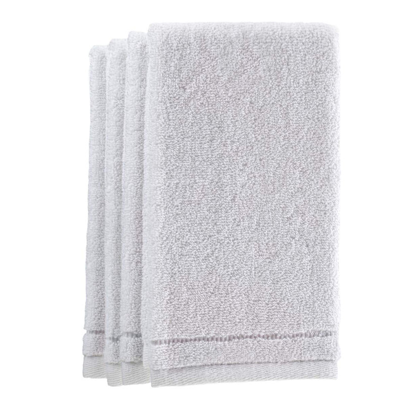 Essuie-mains en coton, Blanc