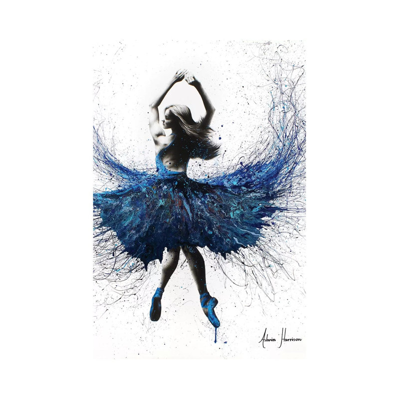 Bolshoi Crystal Dancer by Ashvin Harrison - Print on Canvas, Wrapped Canvas, 20.32 cm H x 30.48 cm W