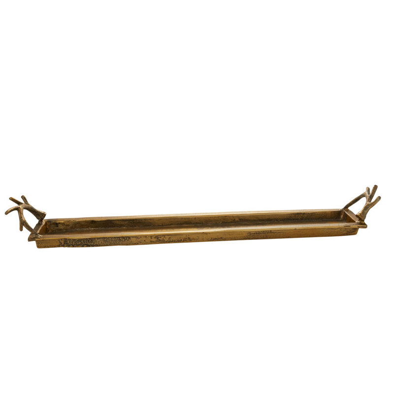 Plateau à bois trouvé 36 po x 5,75 po x 4,75 po