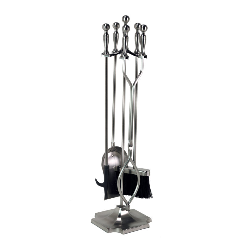 Ensemble d'outils de foyer en acier Wilcie