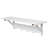 Ciardi Floating Shelf with Hooks - Wall Mounted Storage Shelf, Space Saving Organizer-595470629-559928235