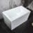 47'' x 28'' Freestanding Soaking Acrylic Bathtub