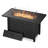 Ceasare 24.5'' H x 42.9'' W Propane Outdoor Fire Pit Table with Lid