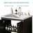 Northridge 24'' Bathroom Vanity With Ceramic Sink Combo, Modern Freestanding Storage Cabinet-1415647566