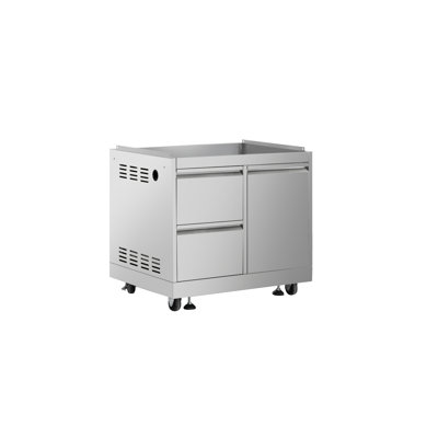 Armoire de cuisine modulaire autoportante 32 pièces en acier inoxydable 32,06 "