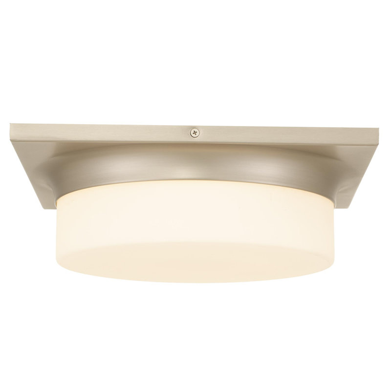 13-in LED Flush Mount, Brushed Nickel