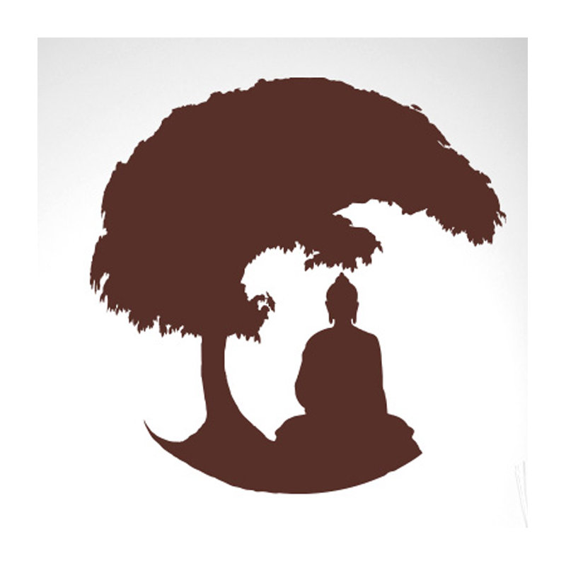 Religious & Spiritual Wall Decal, Brown