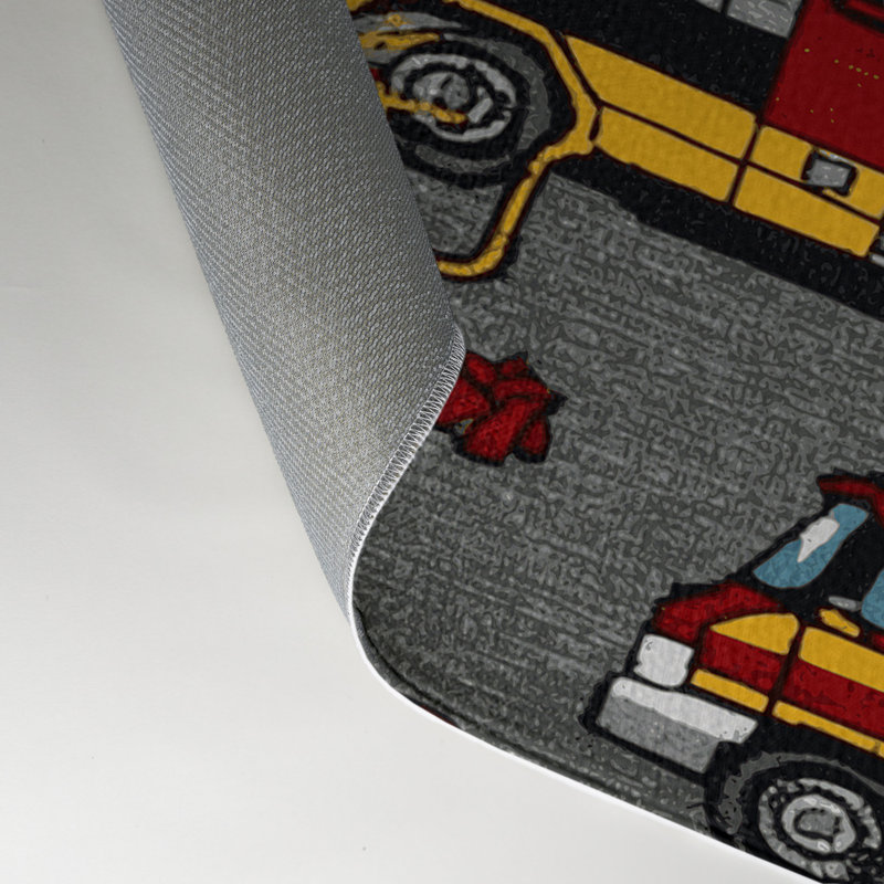 Tapis intérieur et extérieur brun Transport, Rectangulaire 3 pi x 5 pi