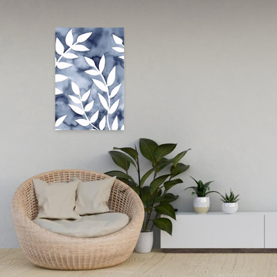 Art mural contemporain abstrait marine 2