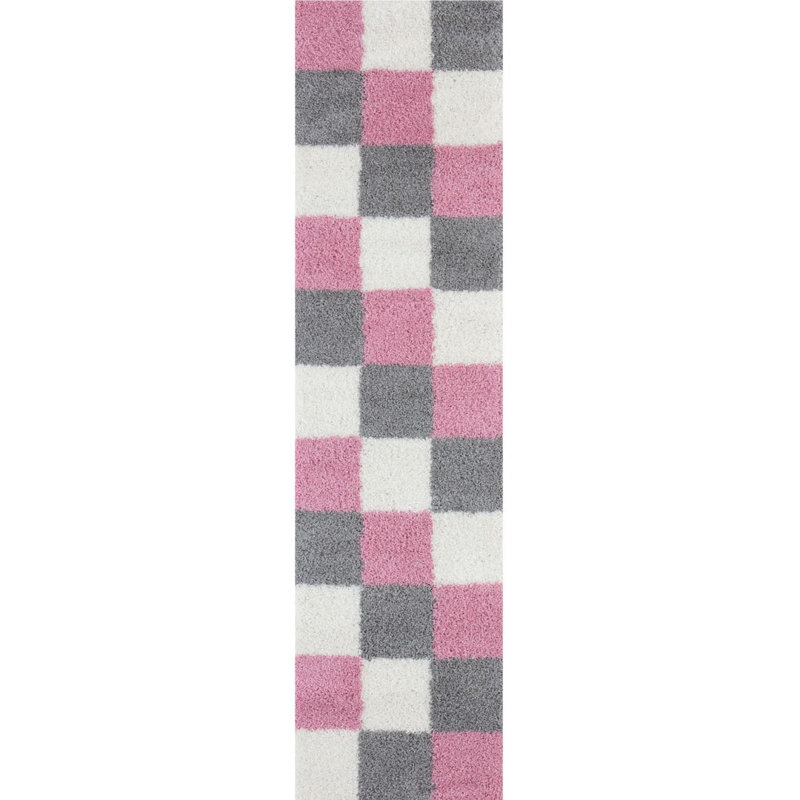 Geometric Shag, Runner 80 x 300 cm