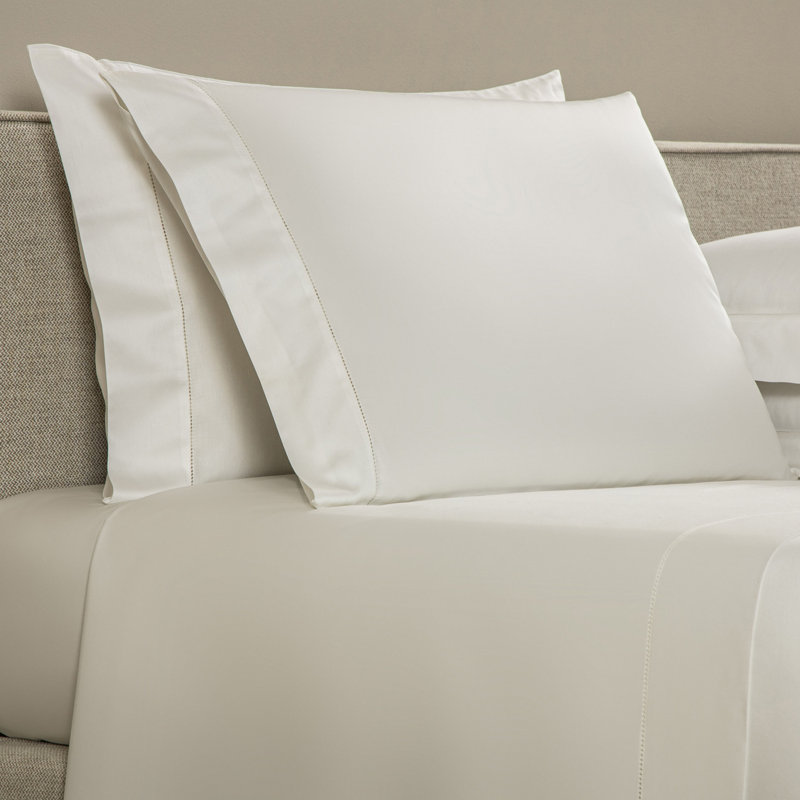 Single Ajour Pillowcase , Standard, Milk