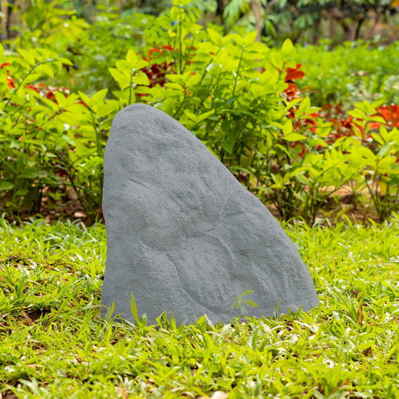 Granite Gray Monument-Shaped Faux Fiberglass Outdoor Rock
