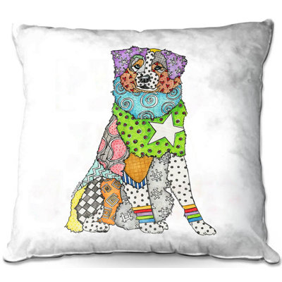  Couch Australian Shepherd Throw Pillow