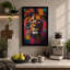 Confident Lion Modern - Wrapped Canvas-2094481636-2094481646