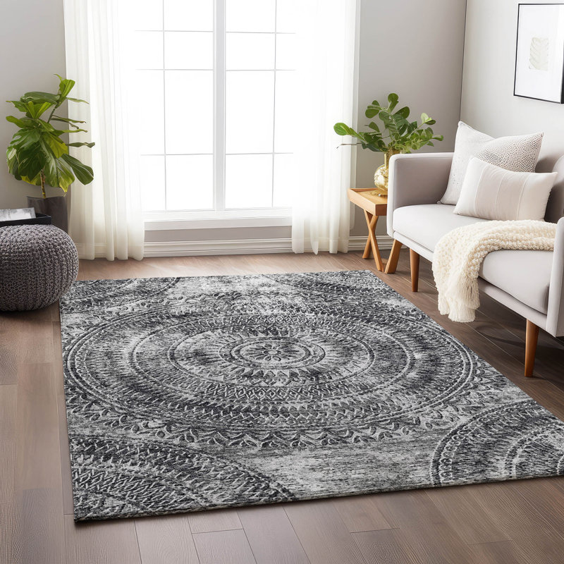 Premium Machine Washable Paullette AMF113 Rug, Rectangle 8' x 10'