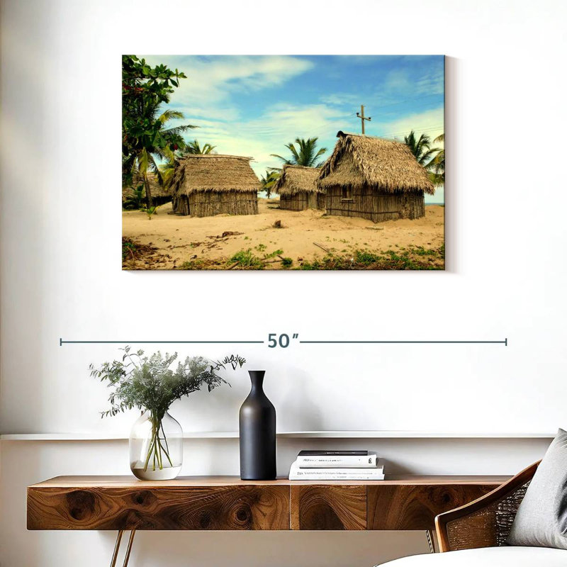 Cabanes de plage Alvord Garifuna Village, H 24 po x l 36 po