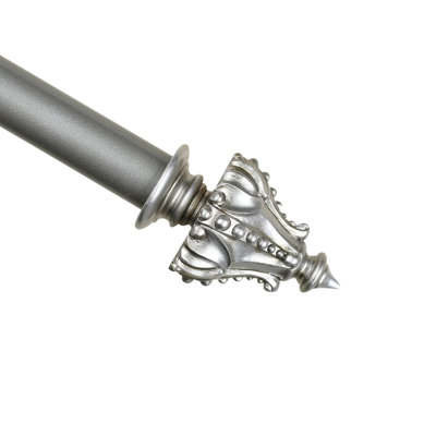Parnell Steel Adjustable Single Curtain Rod