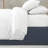 Shay Solid Dark Denim Cotton Bedskirt-109715650-109715654