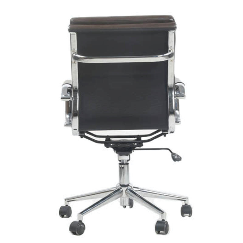 Fauteuil de conférence ergonomique en polyuréthane, Brun