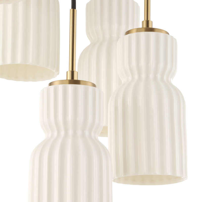 Luminaire suspendu grappe 5 lumières Uttermost Vanier