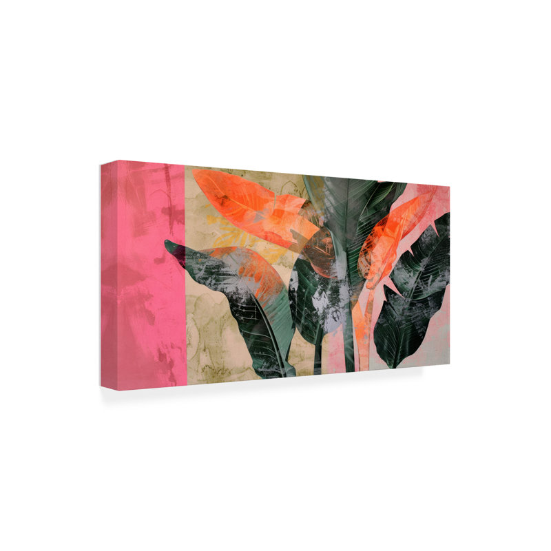 Art sur toile "Randoild Into The Jungle No 1", H 24 po x l 47 po