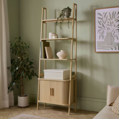 Landos 180cm H x 64cm W Metal Bookcase