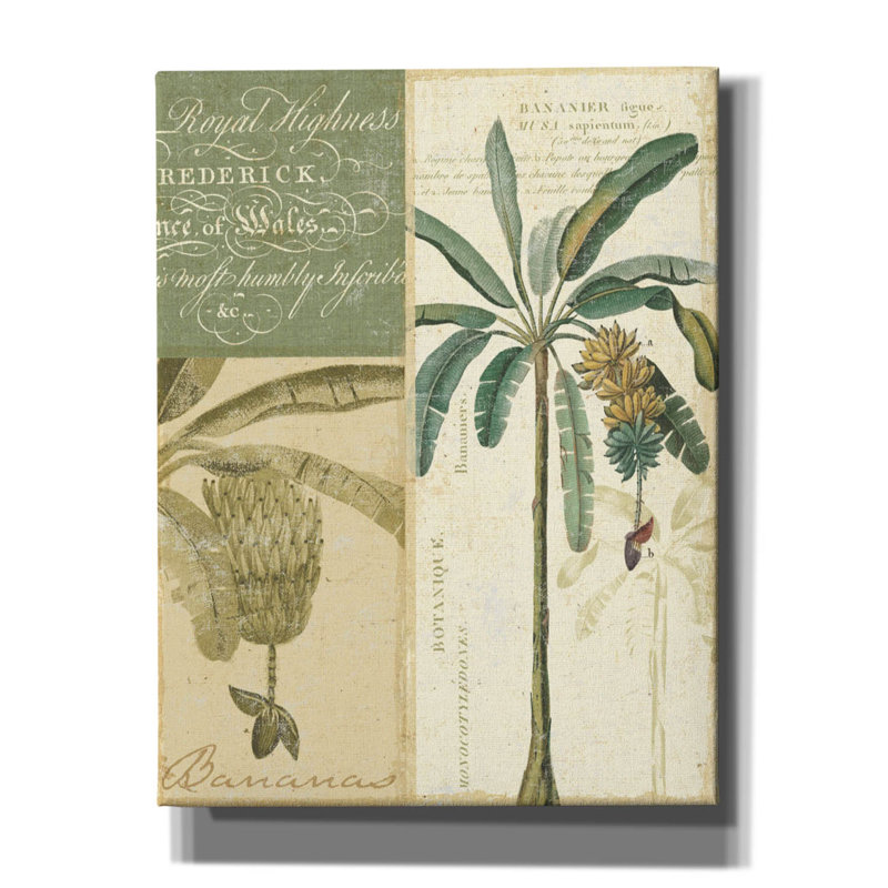 «Palm Study I» par NBL Studio, H 34 po x l 26 po x P 1,5 po