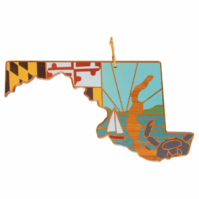 Maryland Cutting & Serving Board with Artwork by Summer Stokes