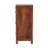 Solid Wood Aspen Chest, 3-Drawers, Chestnut, Brown