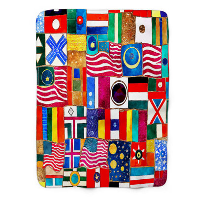Symbol Array - 1 Piece Premium Blanket