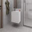 Lavabo pour salle de bain Sutcliffe, blanc-595715017