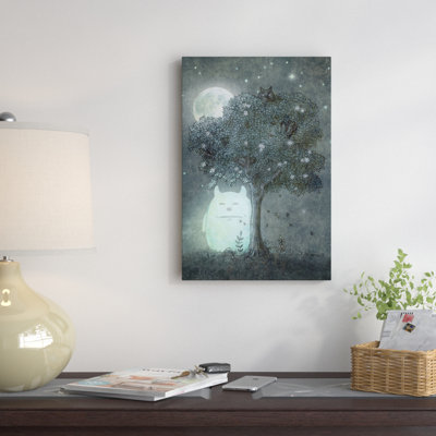 « full moon rites », impression sur toile tendue