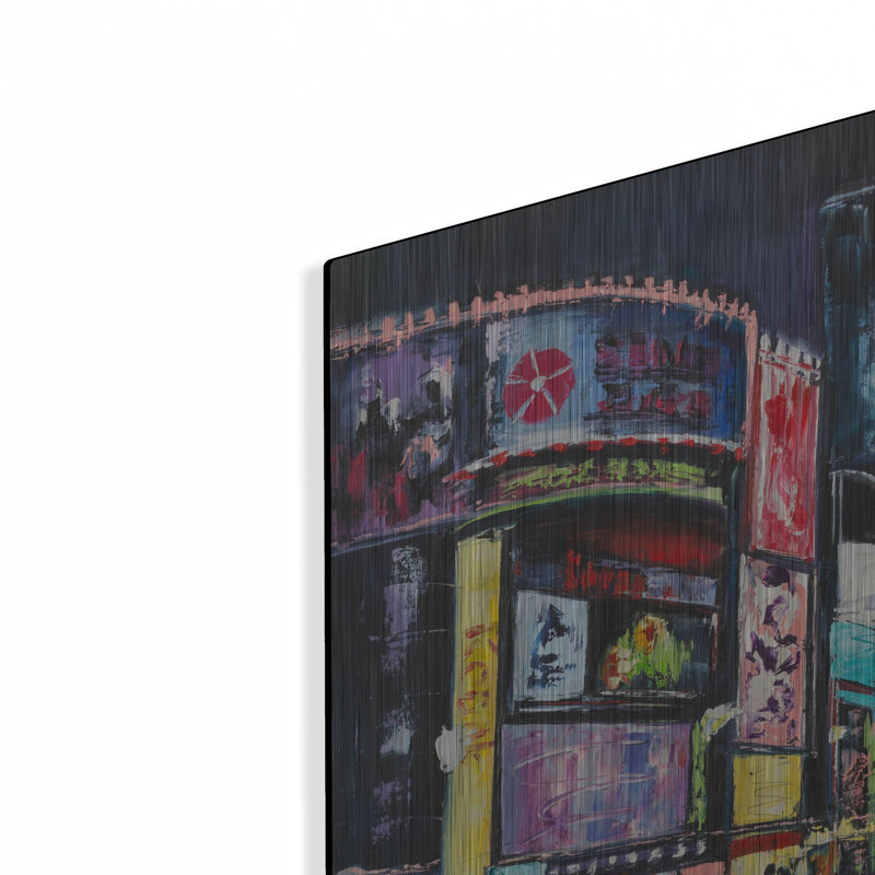 «NY», art mural en métal, H 24 po x l 36 po