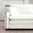 2-Seater Sofa  With 1 Footrest, L-Shaped 2-Seater Sofa With Ottoman  Small Living Spaces,  Corduroy